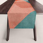 Abstract Modern Colorful Original Art Table Runner Gallery Image 1