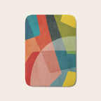 Abstract Modern Colorful Original Art Bath Mat Gallery Image 1