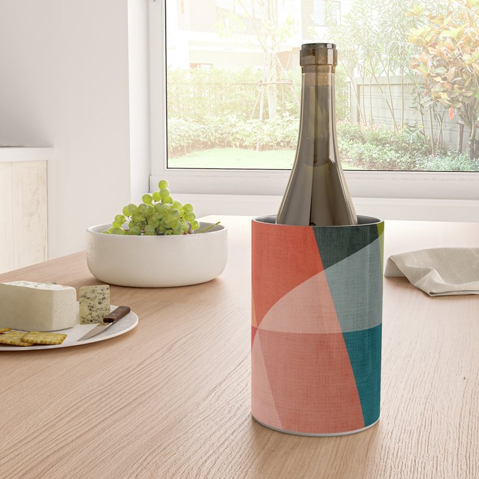 Abstract Modern Colorful Original Art Wine Chiller Gallery Image 4