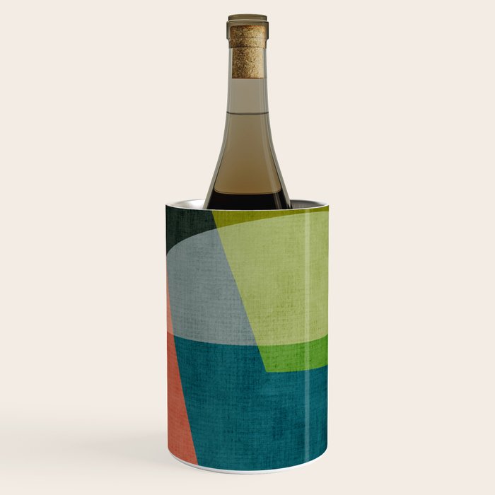 Abstract Modern Colorful Original Art Wine Chiller Gallery Image 3
