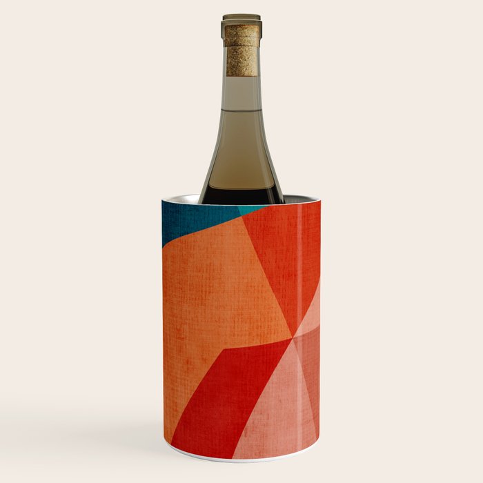 Abstract Modern Colorful Original Art Wine Chiller Gallery Image 2