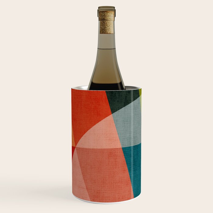 Abstract Modern Colorful Original Art Wine Chiller Gallery Image 1