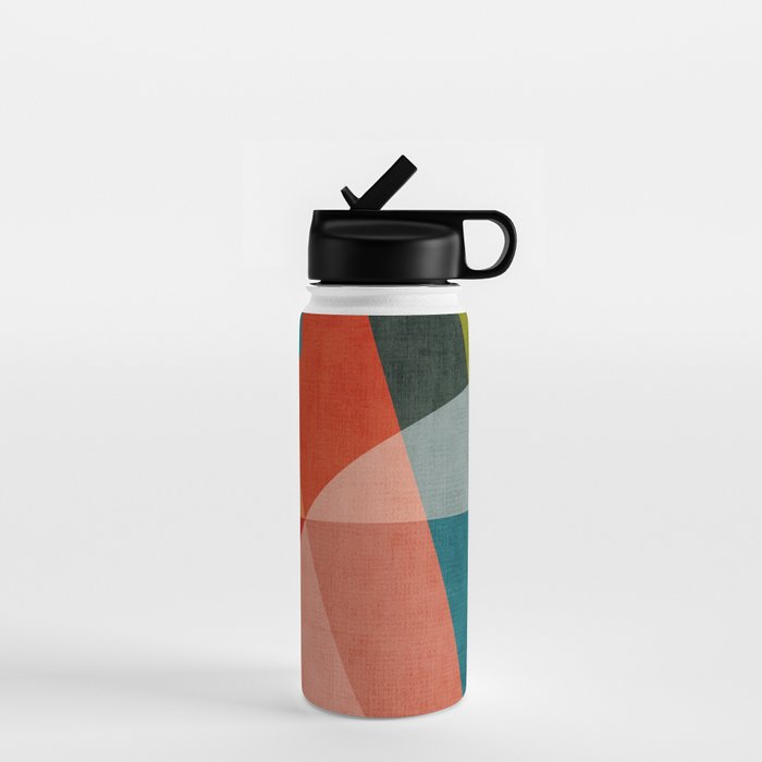 Abstract Modern Colorful Original Art Water Bottle Gallery Image 1