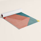 Abstract Modern Colorful Original Art Yoga Mat Gallery Image 2