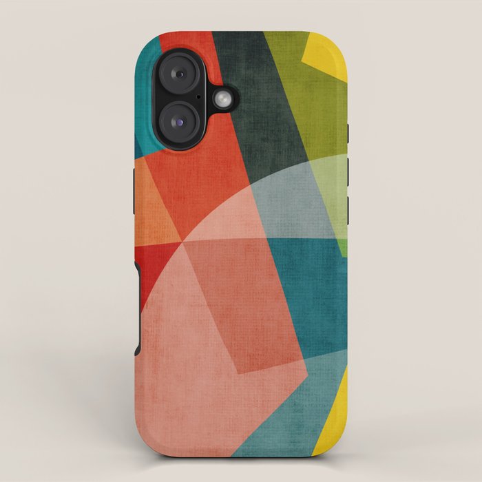 Abstract Modern Colorful Original Art iPhone Case Gallery Image 1