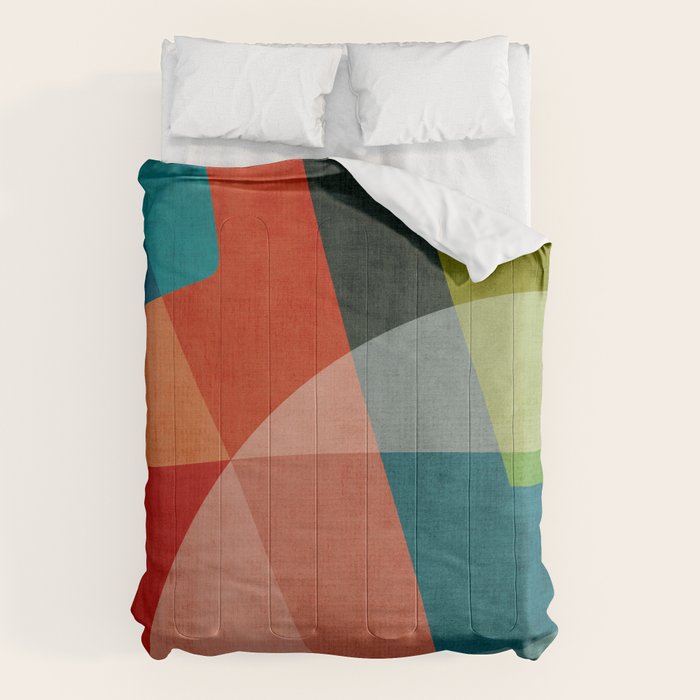 Abstract Modern Colorful Original Art Comforter Gallery Image 6