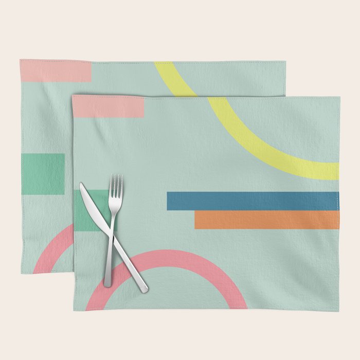 Modern Geometric 71 Placemat Gallery Image 1
