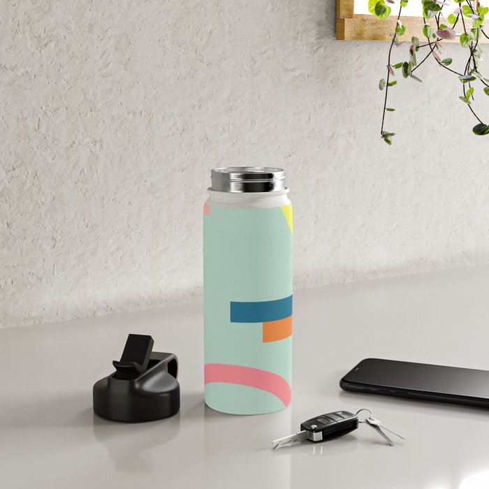 Modern Geometric 71 Water Bottle Gallery Image 4