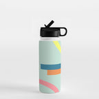 Modern Geometric 71 Water Bottle Gallery Image 1