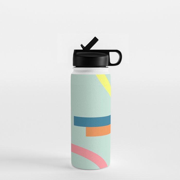 Modern Geometric 71 Water Bottle Gallery Image 1