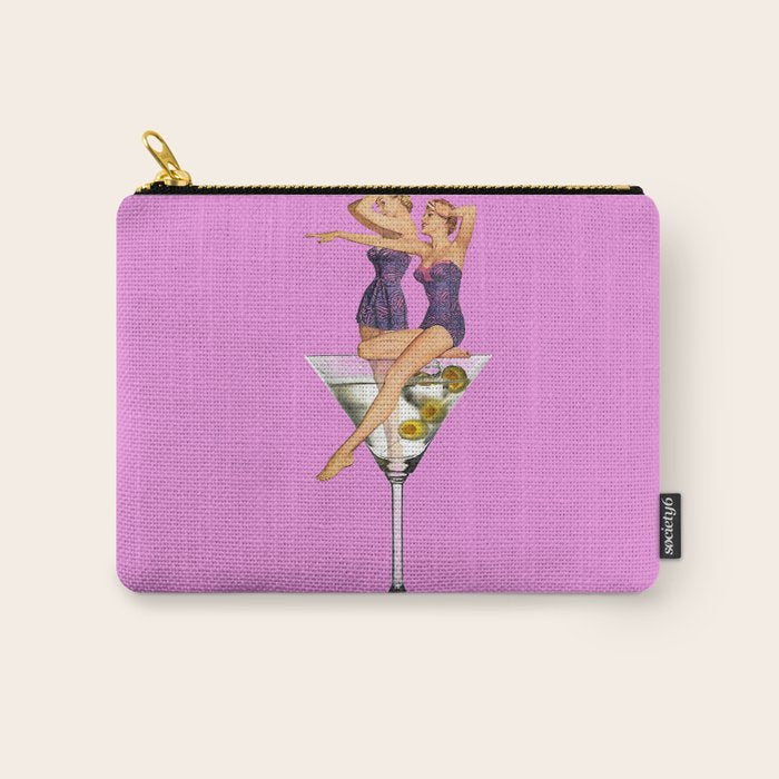 girls night pink Carry All Pouch Gallery Image 1
