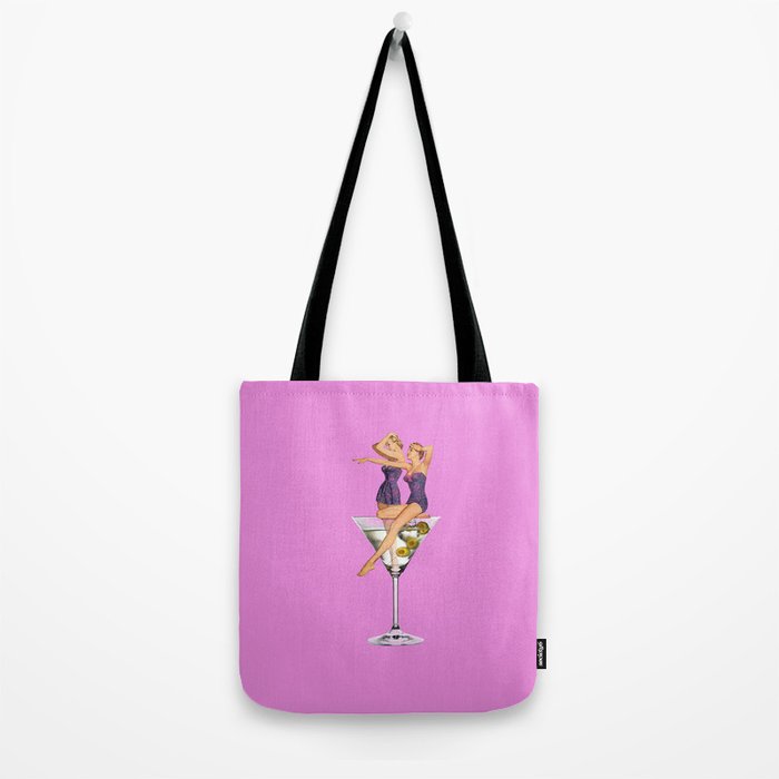 girls night pink Tote Bag Gallery Image 2