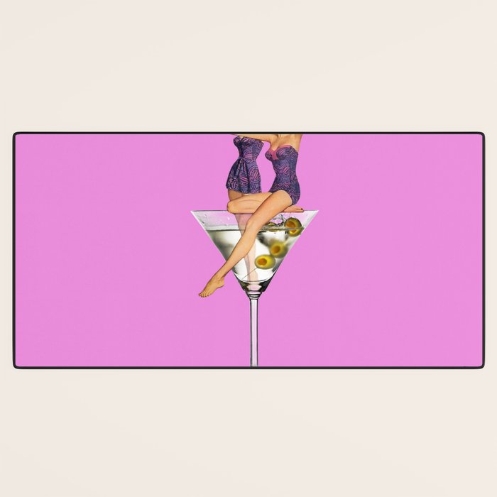 girls night pink Desk Mat Gallery Image 3