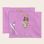 girls night pink Placemat Gallery Image 1