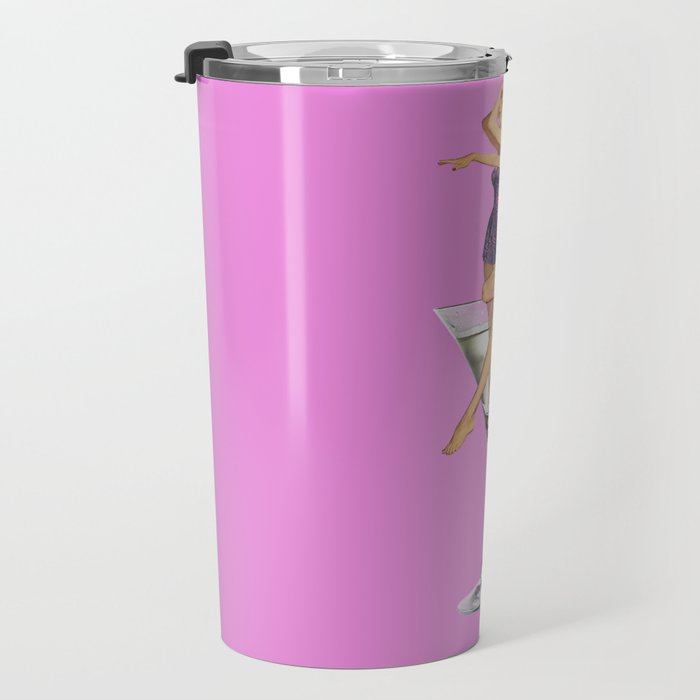 girls night pink Travel Mug Gallery Image 3