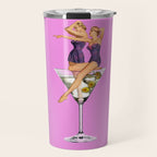 girls night pink Travel Mug Gallery Image 1