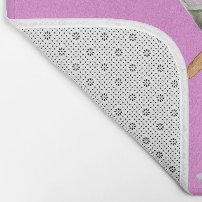 girls night pink Bath Mat Gallery Image 2