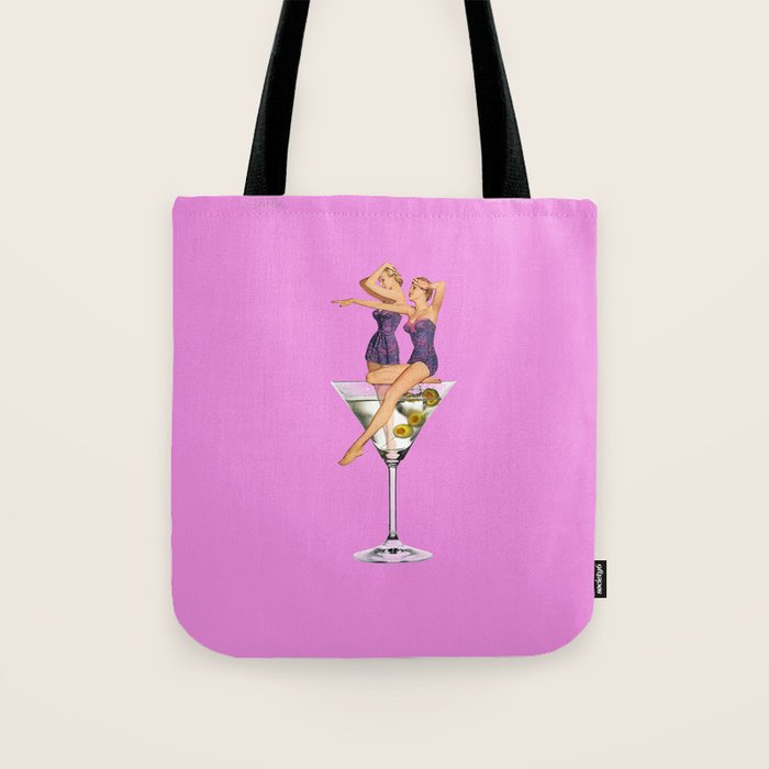 girls night pink Tote Bag Gallery Image 1