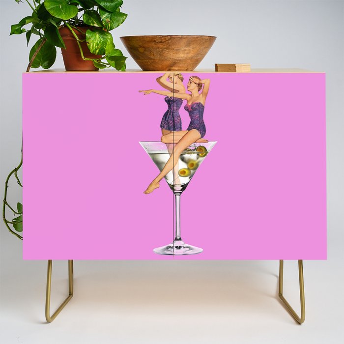 girls night pink Credenza Gallery Image 1