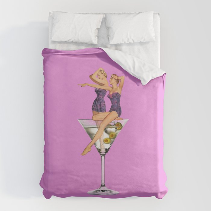 girls night pink Duvet Cover Gallery Image 6