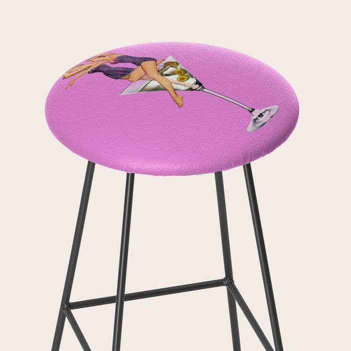girls night pink Stool Gallery Image 2