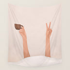 Good Peaceful Morning Wall Tapestry Gallery Image 4