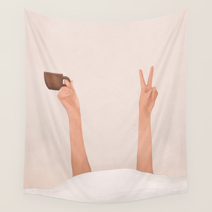 Good Peaceful Morning Wall Tapestry Gallery Image 4