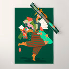 Christmas Tree Wrapping Paper Gallery Image 1