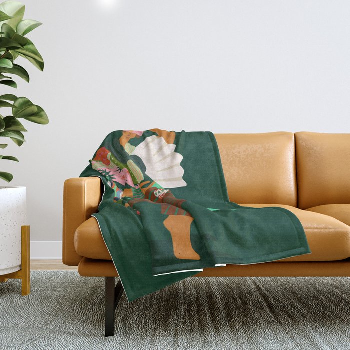 Christmas Tree Throw Blanket Gallery Image 1