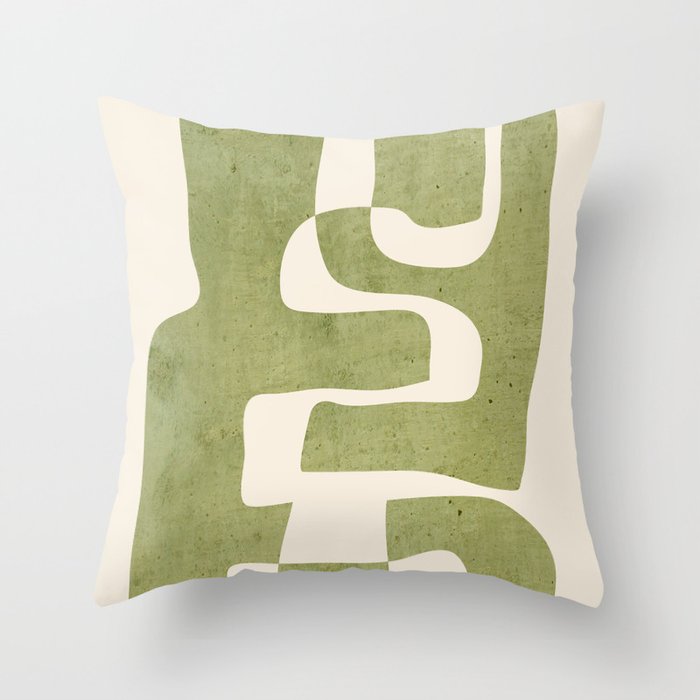 Abstract Shapes Modern Art 22 Throw Pillow Gallery Image 6
