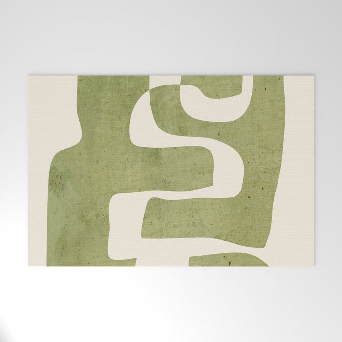 Abstract Shapes Modern Art 22 Welcome Mat Gallery Image 1