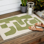 Abstract Shapes Modern Art 22 Outdoor Rug Gallery Image 2