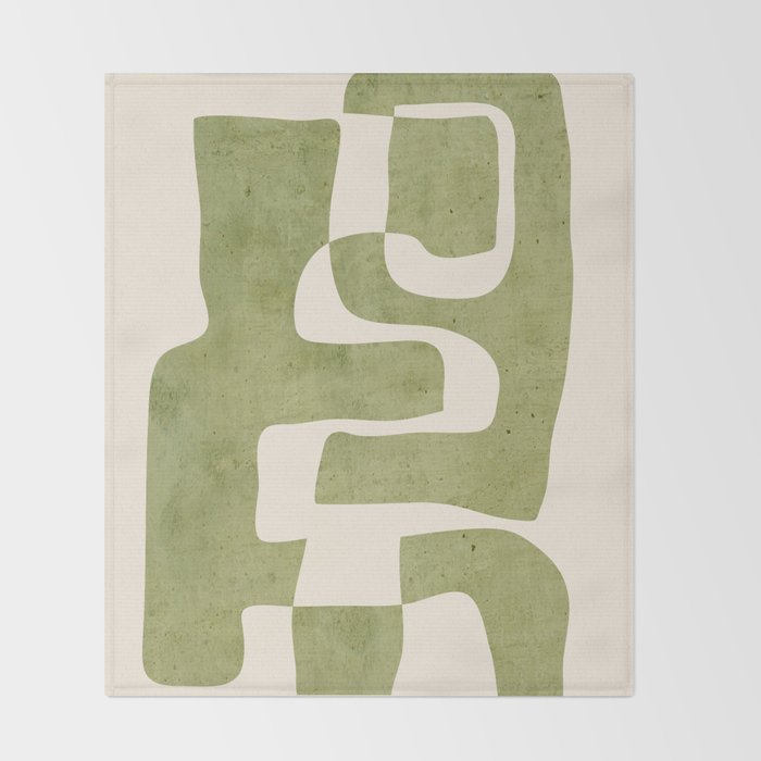 Abstract Shapes Modern Art 22 Throw Blanket Gallery Image 2