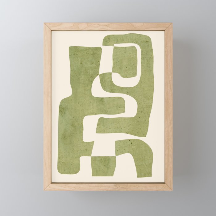 Abstract Shapes Modern Art 22 Mini Art Print Gallery Image 1