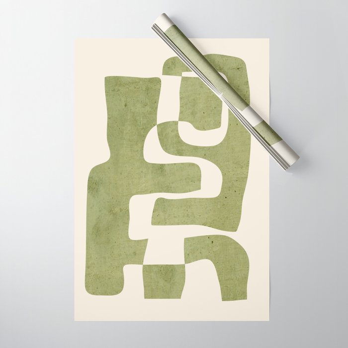Abstract Shapes Modern Art 22 Wrapping Paper Gallery Image 1