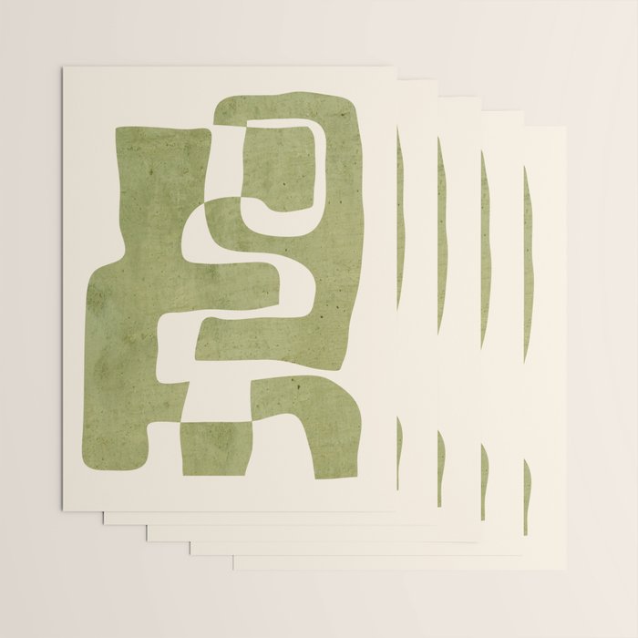 Abstract Shapes Modern Art 22 Wrapping Paper Gallery Image 3