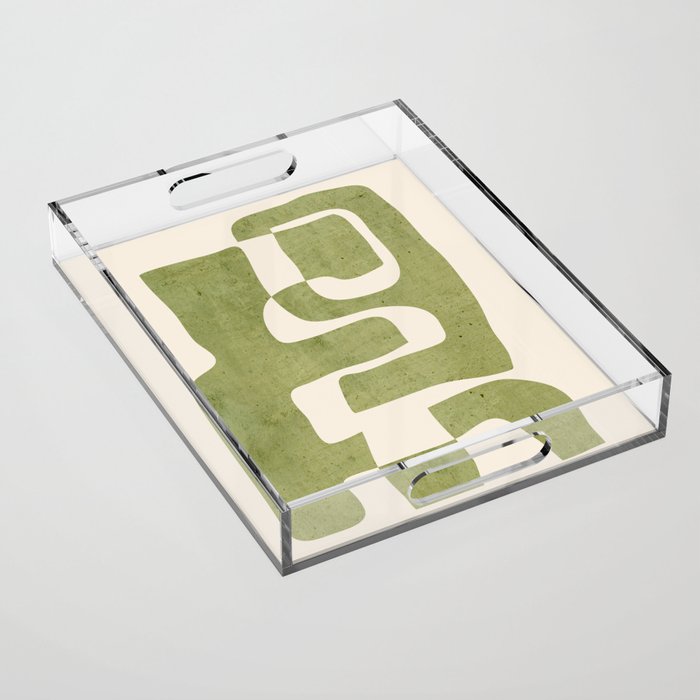 Abstract Shapes Modern Art 22 Acrylic Tray Gallery Image 1