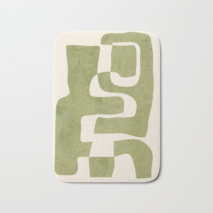 Abstract Shapes Modern Art 22 Bath Mat Gallery Image 1