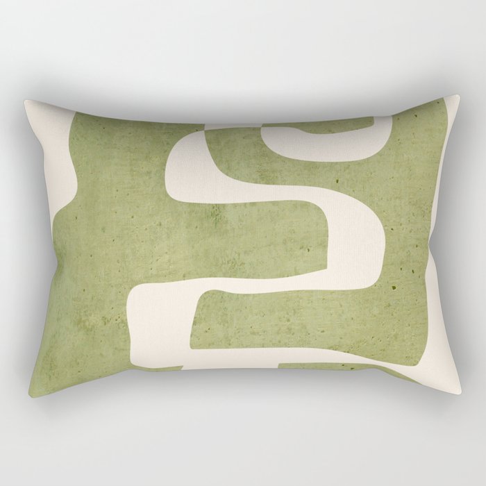 Abstract Shapes Modern Art 22 Rectangular Pillow Gallery Image 1