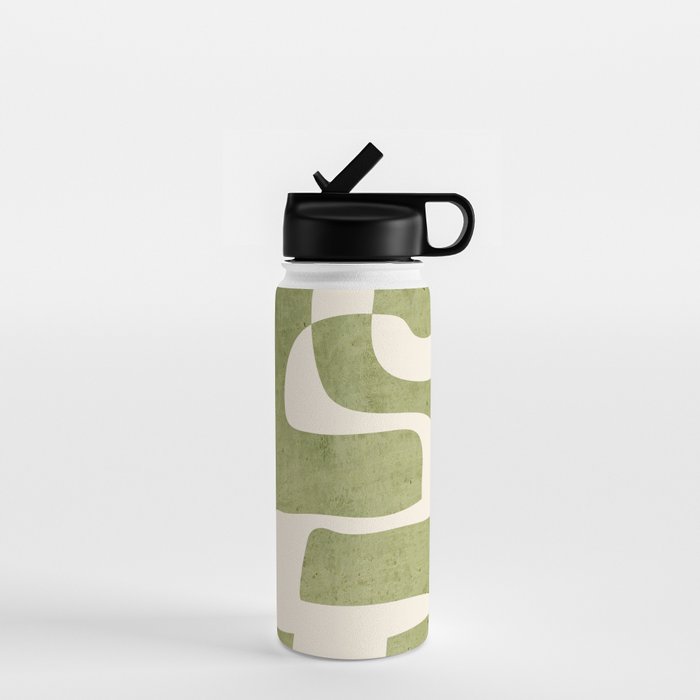 Abstract Shapes Modern Art 22 Water Bottle Gallery Image 1