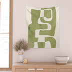 Abstract Shapes Modern Art 22 Wall Tapestry Gallery Image 2