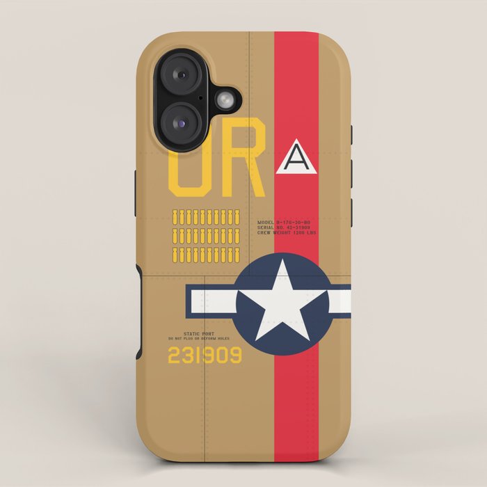 Aircraft Markings - USA B-17 iPhone Case Gallery Image 1