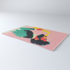 Modern Jazz Musician Bold Art Rug Gallery Image 3