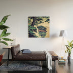 Autumn Rain in Yama - Summer Green Island Forest Ukiyoe Nature Landscape Wood Wall Art Gallery Image 2