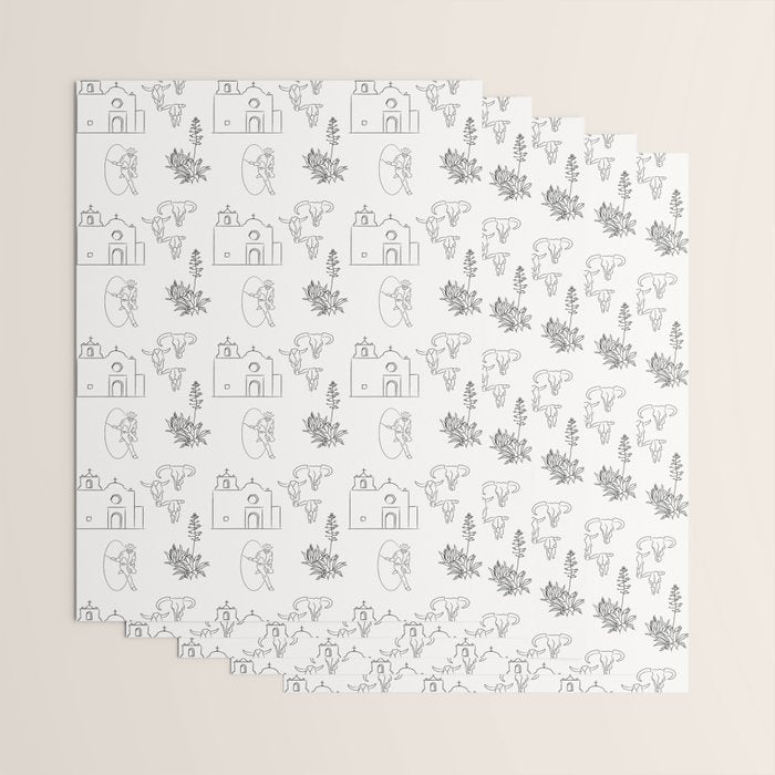 Dwellings of Goliad Wrapping Paper Gallery Image 3