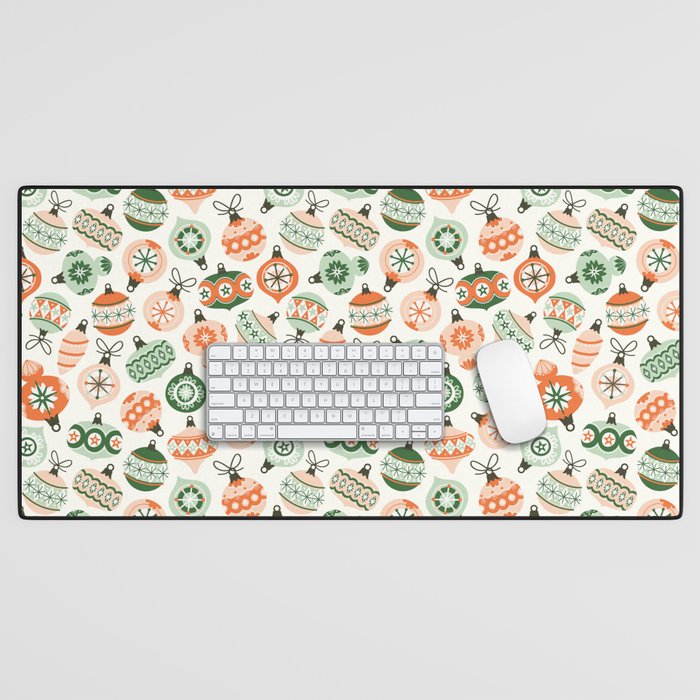 Vintage Ornaments Desk Mat Gallery Image 1