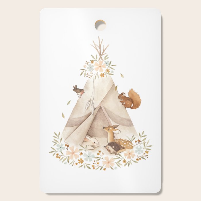 Happy Campers Cutting Board Gallery Image 1