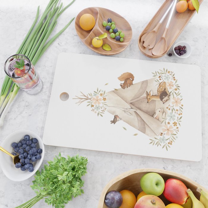 Happy Campers Cutting Board Gallery Image 2
