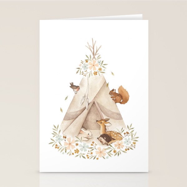 Happy Campers Stationery Card Gallery Image 2