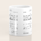 Wright Brother'S Plane Patent - Aviation Art - Black Chalkboard Coffee Mug Gallery Image 4